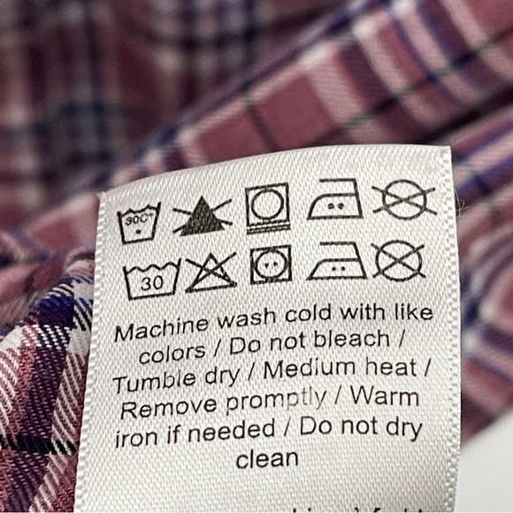 UNTUCKit Men's Azienda Slim Fit Button Front Shirt Navy/Pink Plaid Cotton Large - Picture 5 of 8